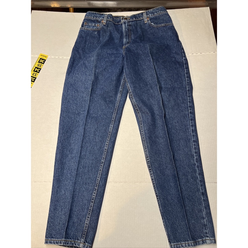 Levis 551 Vintage Made In USA Very Good Relaxed Fit Tapered Leg Women's 16 Short